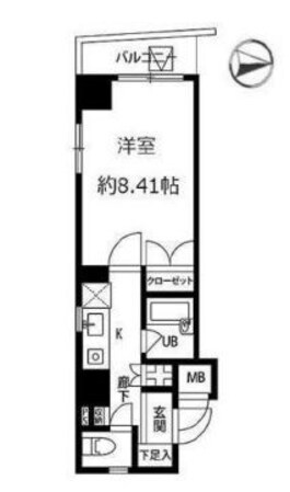 プレール東神田の物件間取画像